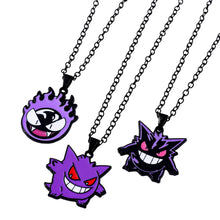 Load image into Gallery viewer, Pokemon Gengar oder Nebulak Gastly Halskette
