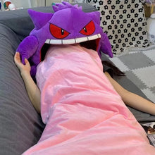 Lade das Bild in den Galerie-Viewer, XXL Plüschfigur Pokémon Gengar mit ausrollbarer Zunge (ca. 45cm)
