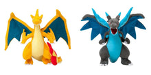 Lade das Bild in den Galerie-Viewer, Mega Glurak X und Mega Glurak Y Kuscheltier im Set, Geschenkidee für Kinder
