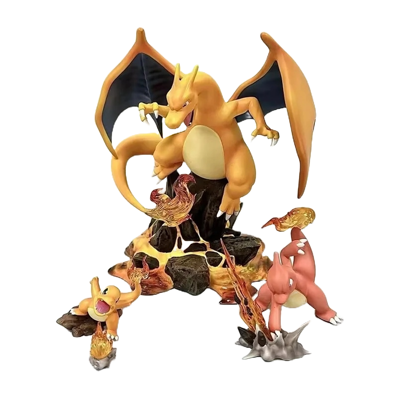 Glurak Charizard Evolution Figuren Set (ca. 13cm)