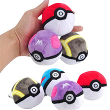 Lade das Bild in den Galerie-Viewer, 10 Stk. Pokeball Plüsch Set (ca. 7cm) kaufen
