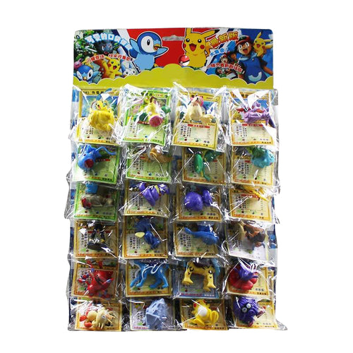 24 Stk. Pokemon Figuren (ca. 2-6cm) mit Karten kaufen