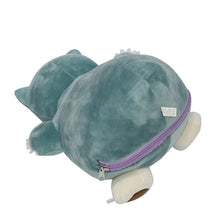 Lade das Bild in den Galerie-Viewer, 2 in 1 Snorlax / Ditto Transformer Plüsch Figur (ca. 30cm) kaufen
