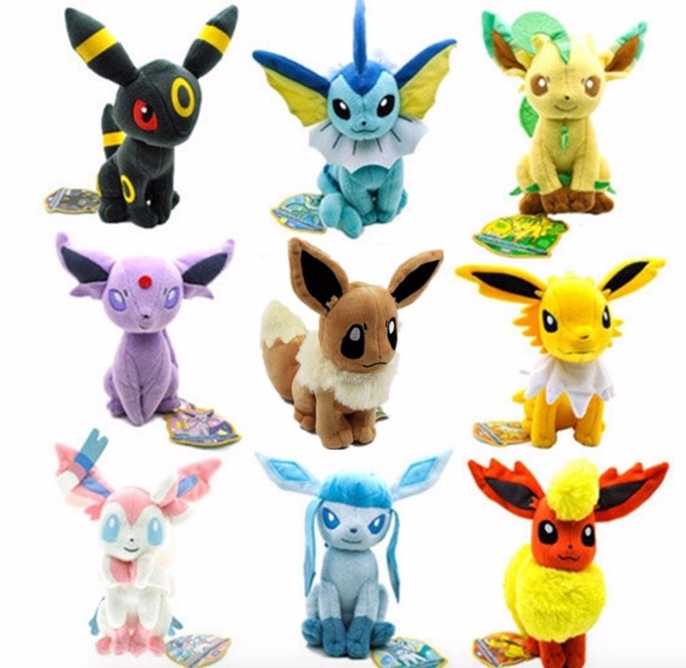 9 Stk. Pokemon Kuscheltiere: Nachtara Evoli etc. kaufen