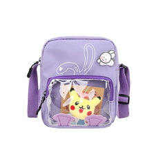 Lade das Bild in den Galerie-Viewer, Pokémon Pikachu Messenger Bag mit transparenter Front kaufen
