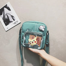 Lade das Bild in den Galerie-Viewer, Pokémon Pikachu Messenger Bag mit transparenter Front kaufen
