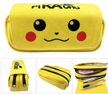 Lade das Bild in den Galerie-Viewer, Pikachu Pokemon Canvas Federtasche kaufen
