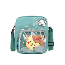 Lade das Bild in den Galerie-Viewer, Pokémon Pikachu Messenger Bag mit transparenter Front kaufen
