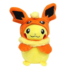 Load image into Gallery viewer, Pikachu Plüsch Stofftier Cosplay Nachtara, Flamara, Psiana, Glaziola, Blitza etc. kaufen
