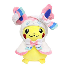 Load image into Gallery viewer, Pikachu Plüsch Stofftier Cosplay Nachtara, Flamara, Psiana, Glaziola, Blitza etc. kaufen
