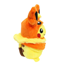 Load image into Gallery viewer, Pikachu Plüsch Stofftier Cosplay Nachtara, Flamara, Psiana, Glaziola, Blitza etc. kaufen
