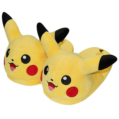 Snorlax, Pikachu, Evoli u. a. Plüsch Hausschuhe (Größe: 35-40) kaufen