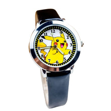 Lade das Bild in den Galerie-Viewer, Pokemon Pikachu Kinder Uhr in verschiedenen Farben kaufen
