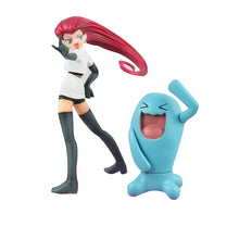 Lade das Bild in den Galerie-Viewer, Rocket Team Jesse &amp; Wobbuffet Pokemon Figur (ca. 6.5-13cm) kaufen
