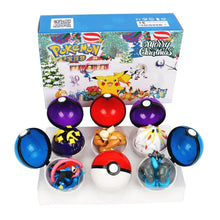 Lade das Bild in den Galerie-Viewer, Pokémon 6-teiliges Pokeball Weihnachts Set kaufen
