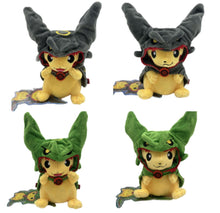 Lade das Bild in den Galerie-Viewer, Pokémon Kuscheltier Pikachu Rayquaza Cosplay ca. 23cm kaufen
