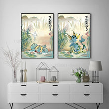 Lade das Bild in den Galerie-Viewer, Pokémon Poster Kunstdruck im japanischen Stil kaufen
