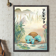 Lade das Bild in den Galerie-Viewer, Pokémon Poster Kunstdruck im japanischen Stil kaufen
