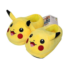 Lade das Bild in den Galerie-Viewer, Warme Plüsch Pokemon Hausschuhe für Kinder (PikachuMotiv) kaufen
