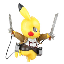 Lade das Bild in den Galerie-Viewer, Pikachu Cosplay Attack on Titan Action Figur kaufen
