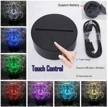 Lade das Bild in den Galerie-Viewer, Pikachu Pokemon Cosplay 3D LED Lampe mit Farbwechsel kaufen
