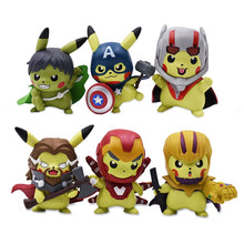Lade das Bild in den Galerie-Viewer, Pikachu Cosplay Iron Man, Thor, Captain America, Hulk etc. Figuren (ca. 10cm) kaufen
