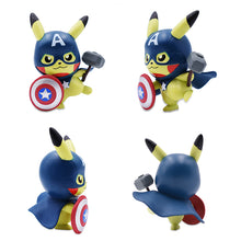 Lade das Bild in den Galerie-Viewer, Pikachu Cosplay Iron Man, Thor, Captain America, Hulk etc. Figuren (ca. 10cm) kaufen
