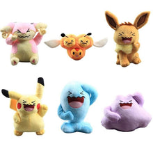Lade das Bild in den Galerie-Viewer, Lachende Pokemon Stoftiere (Pikachu, Eevee, Wobbuffet, Ditto, Audino, Combee) kaufen
