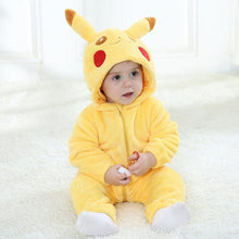 Load image into Gallery viewer, Pokemon Baby Kinder Pyjama Schlafanzug im süßen Pikachu Look kaufen
