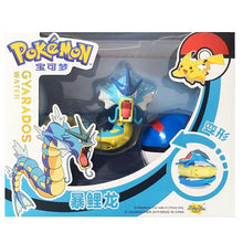 Lade das Bild in den Galerie-Viewer, Pokemon Pokeball Set mit Figur (Pikachu, Glurak, Bisaflor, Turtok, Garados) kaufen
