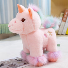 Load image into Gallery viewer, Bunte Kuschel Einhörner Stofftiere (25cm) kaufen
