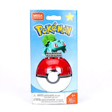 Lade das Bild in den Galerie-Viewer, Mega Construx Pokemon Pokeball (Pikachu, Mauzi, Glumanda, Bisasam, Schiggy Pummeluff) mit Pokemon Ball kaufen
