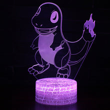 Lade das Bild in den Galerie-Viewer, Pocket Monster Charmander Glumanda 3D Nachtlicht kaufen
