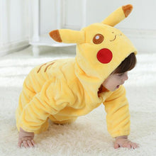 Load image into Gallery viewer, Pokemon Baby Kinder Pyjama Schlafanzug im süßen Pikachu Look kaufen
