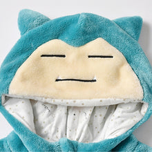Load image into Gallery viewer, Pokemon Baby Pyjama Schlafanzug im süßen Relaxo Snorlax Look kaufen
