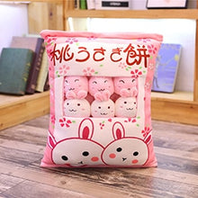 Load image into Gallery viewer, Kissen / Tasche mit 8x Plüsch Figuren - viele Motive kaufen
