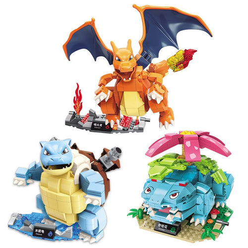 Pokemon Turtok, Bisaflor, Glurak Action Baustein Figuren kaufen