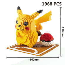 Lade das Bild in den Galerie-Viewer, Detektiv Pikachu Baustein-Modell (15cm x 15cm x 15cm) kaufen
