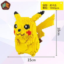 Lade das Bild in den Galerie-Viewer, Detektiv Pikachu Baustein-Modell (15cm x 15cm x 15cm) kaufen
