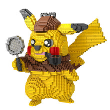 Lade das Bild in den Galerie-Viewer, Detektiv Pikachu Baustein-Modell (15cm x 15cm x 15cm) kaufen
