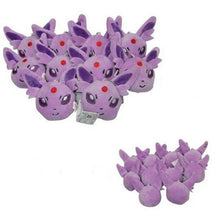 Lade das Bild in den Galerie-Viewer, Pikachu Umbreon Nachtara Evoli Eevee Plüsch Schlüsselanhänger 10er Set kaufen
