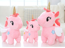Load image into Gallery viewer, Zuckersüße Einhorn Kuscheltiere mit Herzchen Deko (25cm oder 30cm) kaufen
