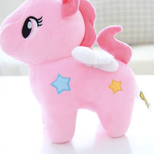 Load image into Gallery viewer, Zuckersüße Einhorn Kuscheltiere mit Herzchen Deko (25cm oder 30cm) kaufen
