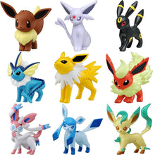Load image into Gallery viewer, Evoli Vaporeon Jolteon Flareon Espeon Umbreon Leafeon Glaceon Figuren Set kaufen
