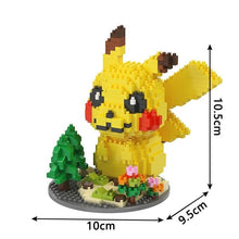 Lade das Bild in den Galerie-Viewer, Pikachu Baustein Figuren (3 Motive zur Auswahl) kaufen
