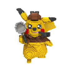 Lade das Bild in den Galerie-Viewer, Detektiv Pikachu Baustein-Modell (15cm x 15cm x 15cm) kaufen
