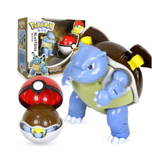 Lade das Bild in den Galerie-Viewer, Pokemon Pokeball Set mit Figur (Pikachu, Glurak, Bisaflor, Turtok, Garados) kaufen
