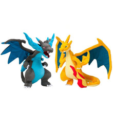 Lade das Bild in den Galerie-Viewer, Mega Charizard / Glurak Plüschtier Pokemon 2er Set (ca. 20cm) kaufen
