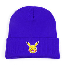 Lade das Bild in den Galerie-Viewer, Pokemon Pikachu Mütze Unisex für Herbst / Winter kaufen
