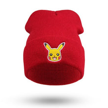 Lade das Bild in den Galerie-Viewer, Pokemon Pikachu Mütze Unisex für Herbst / Winter kaufen
